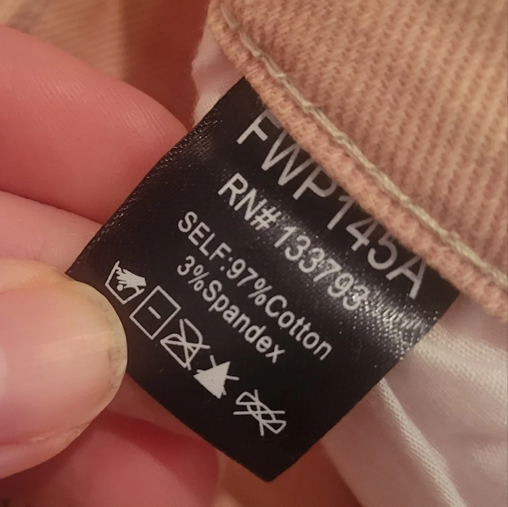 POL Add Some Flare Jean Pink Size Small